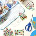 Tenceur 40 Set Hanukkah Menorah Crafts Kits DIY Hanukkah Tissue Paper Sign Crafts Kit Chanukah Stained Glass Jewish Menorah Hanging Ornaments Suncatchers Craft for Window Art Activities