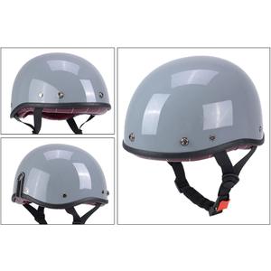 Open Face Motorcycle German Style Half Helmet For Men Women Touring Helmet DOT Approved Light Scooter Moped Helmet Adult Street Cruiser Style Skull Cap Helmet M