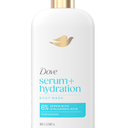 Dove Body Wash Hydration Boost Actively drenches dry skin 6% hydration serum with hyaluronic 18.5 oz