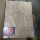 Riveira 30 x 22 Bamboo Natural Stove Top Covers for Electric Stove & Gas Stove Top Covers for Gas Burners  Large Gas Stove Cover with Handle & Juice Groove  Rustic Stove Covers for Gas Stove Top