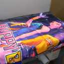 Demon Hunters Birthday Decorations,Demon Hunters Happy Birthday Banner Backdrop for Kids Birthday Party Supplies (5x3ft)