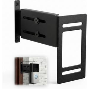 Novabright Aluminum Adjustable Doorbell Extender Compatible with Ring (2nd Generation) Brick Mount Extension Doorbell Mount Quality Aluminum Material for Brick Wall Better Visibility and Angle