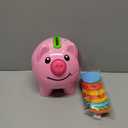 Fisher-Price Baby & Toddler Toy Laugh & Learn Smart Stages Piggy Bank with Learning Songs & Phrases for Infants Ages 6+ Months