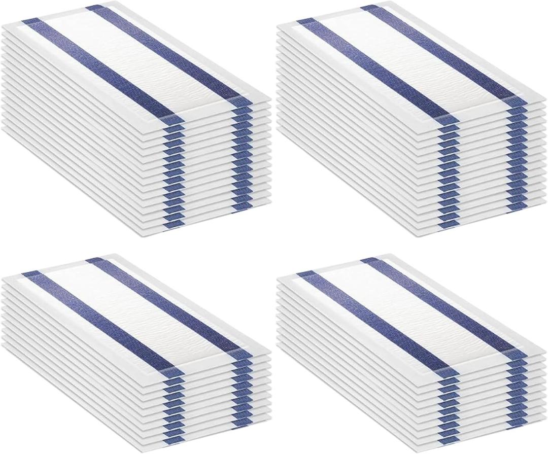 Efficient Mop Pad 50 Pack Single Uses Floor Mop Refills Cloths for Quickly and Easy Floor Maintenance