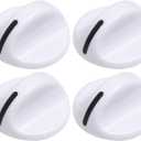 BlueStars Upgraded 131965300 Dryer Timer Knob Replacement Part - Compatible with Frigidaire Electrolux Dryers - Replaces 131666601 131666604 131666606 - PACK OF 4