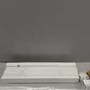 DEZ FURNISHINGS Cordless 2" Smooth Faux Wood Blind, 23.5" W x 64" H, Smooth White