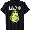 Pregnancy Announcement Shirts Men Dad Funny Papacado T-Shirt, M