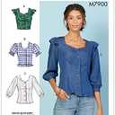 McCall's Patterns McCall's Women's Short, 3/4, and Elbow Length Sleeve Blouse Sewing, Sizes 14-22 Patterns