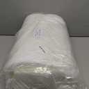 Extra Wide Bed Wedge Pillow | Body Support Sponge | Tringle Incline Cushion to Elevate Upper Body | Good for Neck Pain, Snoring, Acid Reflux, 40 x 20 x 4, White