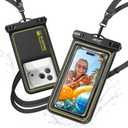 acer 2 Pack Marine Tech - Waterproof Phone Pouch Floating, IPX8 Waterproof Phone Case [Cell-Foam&Sensitive Touch] Beach/Cruise/Kayak/Ship Essentials for iPhone 17/16/15 Pro Max, Galaxy S25 Ultra - 7"