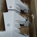 Heavy Duty Metal Fence Spikes-Anti Climb Security Spikes for Fence and Wall-Intruder and Animal Deterrent (White, 74 inches)