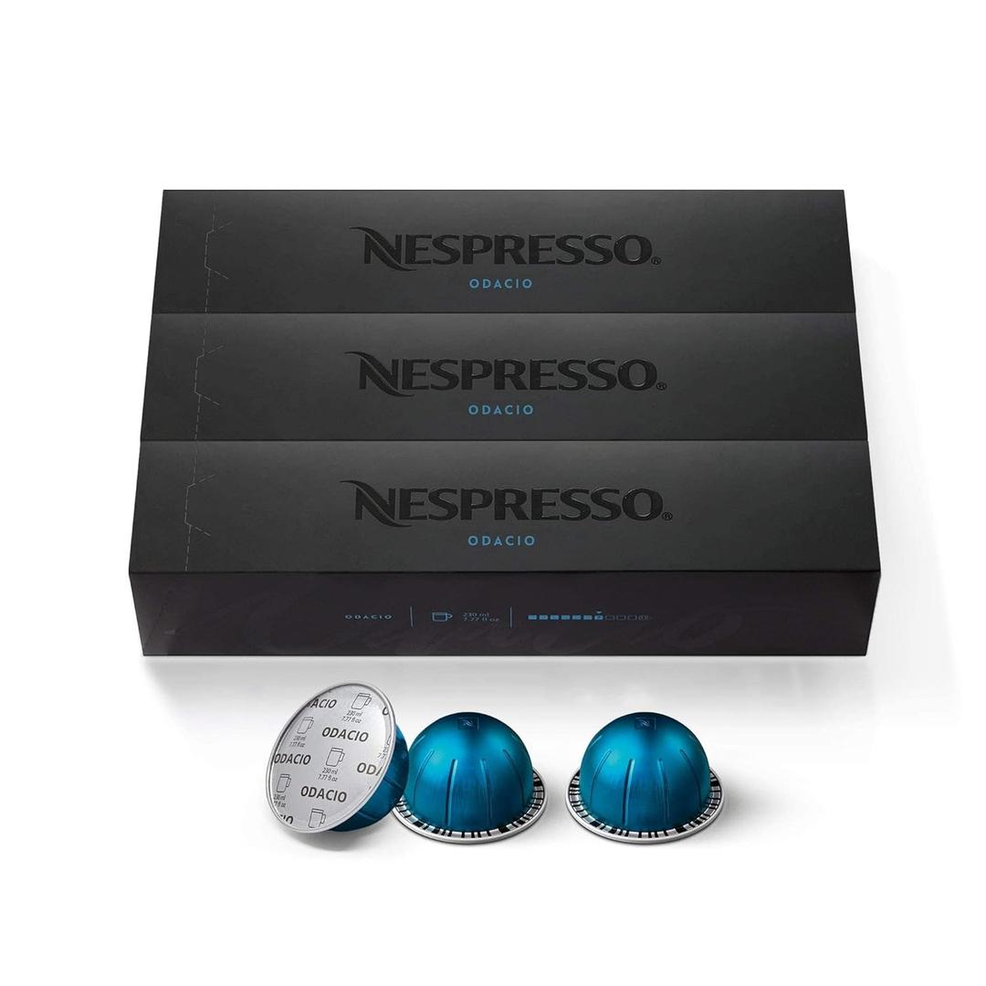 Nespresso Capsules Vertuo, Odacio, Medium Roast Coffee, 30-Count Coffee Pods, Brews 7.8oz. (EXP 05/31/2026)