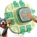 KADTC Dog Puzzle Toy, 2 Levels of Challenge, Push-to-Release Treat Dispenser, Slow Feeder & Mental Stimulation Enrichment Toy for Small Medium Large Dogs