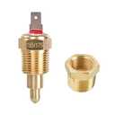 Electric Cooling Fan Thermostat Switch, 185 to 175 Degree Car Engine Radiator Sensor Switch with 3/8" Pipe Thread, AC Fan Thermostat Temperature Switch for 10" 12" 14" 16" Fan (175)