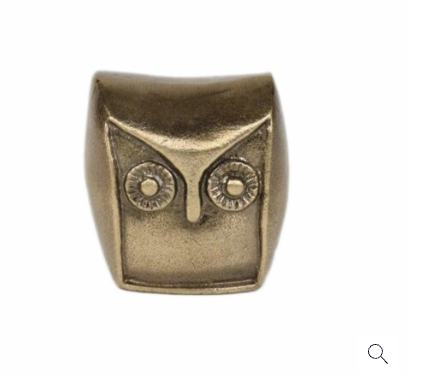 2.5-Inch Handcrafted Brass Owl Showpiece – Vastu & Feng Shui Decorative Figurine for Home, Office & Gift