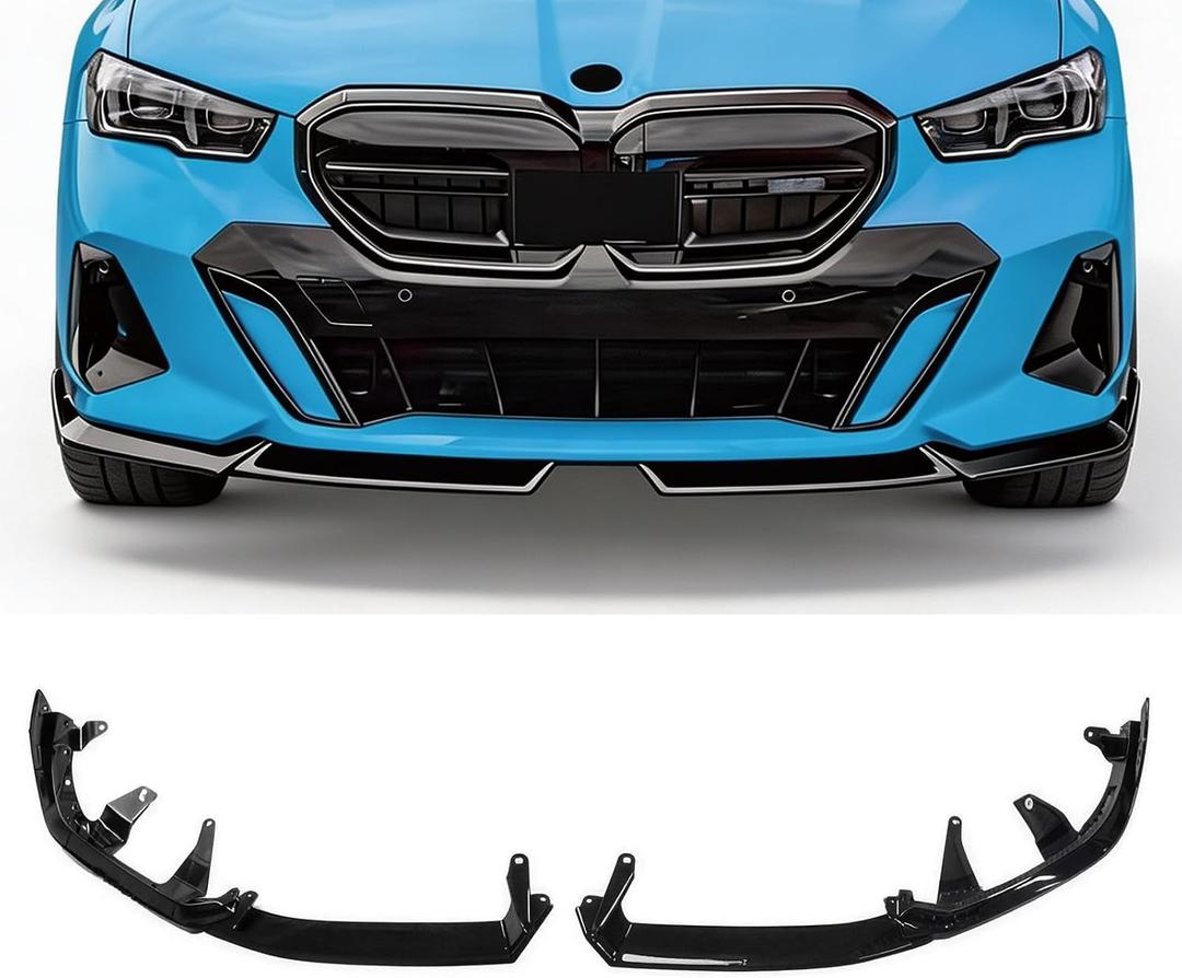 Front Bumper Lip for BMW 5Series G60 G68 530i 540i 550 i5 M Sport 2024-2026