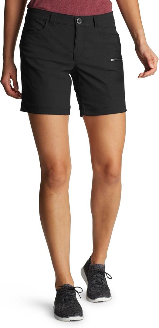 Eddie Bauer Womens Rainier Short, 14, Black