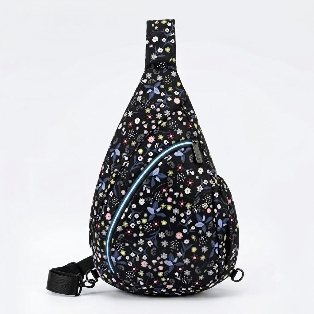 HUA ANGEL Crossbody Sling Bag for Men & Women-Fashion Chest Shoulder Daypack Casual Backpack for Travel Hiking Gym