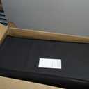 Outdoor Rug 8 x 10 ft, Reversible Plastic Straw Rug for Patio, Waterproof Large Outdoor Carpet for RV, Patio, Camping, Backyard, Deck, Picnic, Beach, Black & White