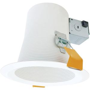 HALO CEZ6125GU24WBICAT Lamp-Based Direct Mount Recessed Light Canless EZ-Trim 6 inch White