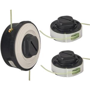 C3-2 Trimmer Head with 2 Spools Kit for Stihl FSA57 FSE52 FSA 57 FSE 52 Weed Eater Head, Replaces Auto cut C3-2, 4009-710-2106