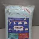 OLANLY Area Rugs for Living Room Bedroom, Machine Washable 4x5.9 ft Soft Fluffy Shaggy Bedside Rug, Indoor Floor Carpet for Kids Girls and Boys, Dorms, Nursery Rooms, Home Decor Aesthetic, Light Blue