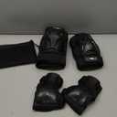 Tanden Skating Protective Gear Knee and Elbow Pads Wrist Guards for Roller Skating Skateboarding, Skate Pads Adult Knee Pads (Adult (14+ years), Black)