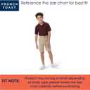 French Toast Boys' Adjustable Waist Stretch Flat Front Shorts (Standard & Husky) for School Uniform (Gray)