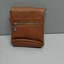 befen Genuine Leather Small Crossbody Bags for Women, Womens Cell Phone Purses Cross body Bag Purse with RFID Card Slots (Cognac Brown)