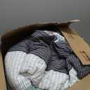 Litanika Quilt King Size Sage Green, Stripe Patchwork Summer Bedspread Coverlet 3 Pieces, Soft Lightweight Microfiber Quilted Bedding Set for All Season(1 Quilt, 2 Pillowcases)