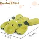 Weighted Dragon Stuffed Animal Soft Weighted Plushes Cute Green Dragon Plush Toy Birthday Gift for Boys Girls Kids Adults (20" 3.3 lbs)