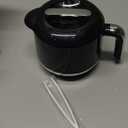 Dental Ultrasonic Retainer Cleaner Machine: Dental Cleaning Pod for Denture/Mouth Guard/Aligner/Night Guard/Braces/Toothbrush Heads/Jewelry - 45kHz Retainer Cleaner with Digital Timer & 200ML (deep black)