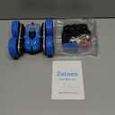 Remote Control Stunt Car 4WD 360 Flip DoubleSided RC Cars, LED Light Bar, USBC Modular Battery, 2.4GHz Outdoor Beach Toy for Boys 612 Years Old, Birthday & Christmas Kids Gift, Blue