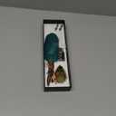 VANGOAL Vintage Green Feather Pen and Ink Set, Classic Series Goose Quill Pen with Carving Pen Stand, Calligraphy Pen Nibs, Black Dip Pen Ink, Antique Writing Gift for Writer