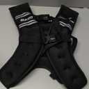 Weighted Vest Woman, 6/8/12/16/20/25/30 Lb Unisex Reflective Strength Training Weight Vest For Running, Jogging, Cardio & Workouts (Black)