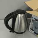 Hamilton Beach Electric Tea Kettle, Water Boiler & Heater, 1.7 Liter, Cordless Serving, 1500 Watts for Fast Boiling, Auto-Shutoff and Boil-Dry Protection, Stainless Steel (40880)