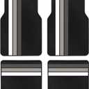4Pcs Front & Rear Heavy Duty Rubber Car Floor Mats Waterproof,Anti-Slip Compatible with Toyota Tundra Tacoma 4runner Floor Mat Gray