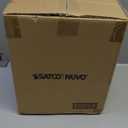 Nuvo Lighting 60/5615 Vega Post One Light Lantern 100-watt Outdoor Porch and Patio Lighting with Clear Seeded Glass, Classic Bronze