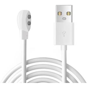 YiKaiEn 6mm Magnetic USB DC Charger Cable, 2.7ft Replacement Oval Base Charging Cord for Rechargeable Toys, Massagers, Electric Toothbrushes,Children's Watches, Dog Trainer, Facial Cleanser