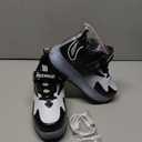 HHSTS Kids Shoes - New Upgraded with Wheels LED Light Color Shoes Shiny Roller Skates Skate Shoes Simple Kids Gifts Boys Girls The Best Gift for Party Birthday Christmas Day (1.5 Little Kid, 8012-black)