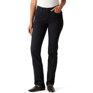 Levi Strauss Signature Gold Womens Modern Straight Jeans (6 Short, New Black Opal)