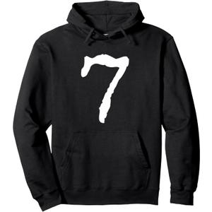 Number 7 - Lucky Number Seven Pullover Hoodie, Medium
