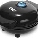 DASH Mini Maker Electric Round Griddle for Individual Pancakes, Cookies, Eggs & other on the go Breakfast, Lunch & Snacks with Indicator Light + Included Recipe Book - Black