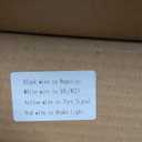 2PC Full Lens LED DRL Rear Reflector Light Brake Lamp Sequential Turn Signal Feature Compatible With Cadillac CTS Sedan & GMC Acadia & Buick Enclave & Chevy Equinox & for Pontiac Sunfire (Smoked)