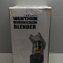 WantJoin Professional Commercial Blender With Shield Quiet Sound Enclosure 2200W Industries Strong and Quiet Professional-Grade Power, Self-Cleaning, Black