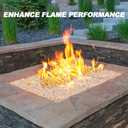 Skyflame 10Lb Silica Sand for Fire Pits and Fireplaces, Heat Proof Base Layer Decoration Under Gas Logs, Vermiculite, Lava Rock or Fire Glass for Indoor/Outdoor Decor, Gardening, Vase Filler