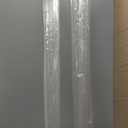 Prime-Line M 6256 Frameless Shower Door Bottom Seal for 1/4 in. Thick Glass Doors, Dual Flap and 45 Degree Drip Guard, 36 in., Clear Vinyl (Single Pack)