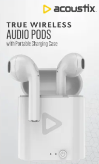 Acoustix True Wireless Earbuds - White