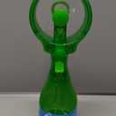 O2COOL Deluxe Handheld Battery Powered Water Misting Fan (Green) (Single)