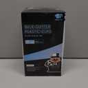 JOLLY CHEF 100 Pack 10 oz Blue Plastic Cups, Blue Disposable Tumblers, Elegant Glitter Party Drinking Cups for Wedding, Thanksgiving Day, Christmas Halloween